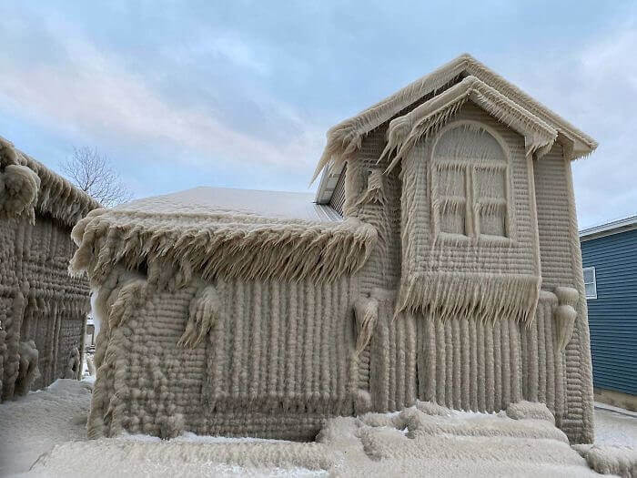 What Happens When 50 Mph Winds, Freezing Temperatures, And Lake Erie Hits Your House
