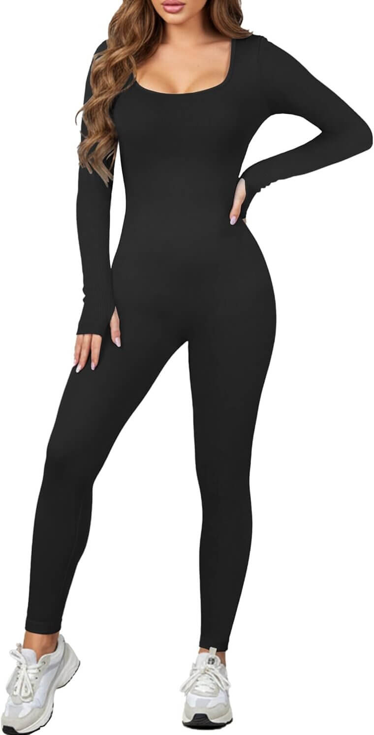 AURUZA Women's Jumpsuit - Perfect for Workouts & Style 