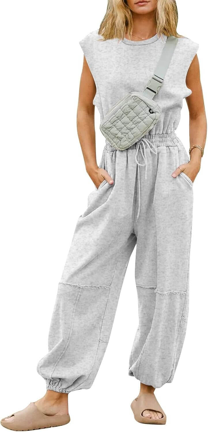Flygo Jumpsuit - Stylish Comfort with Pockets - 5% Off!
