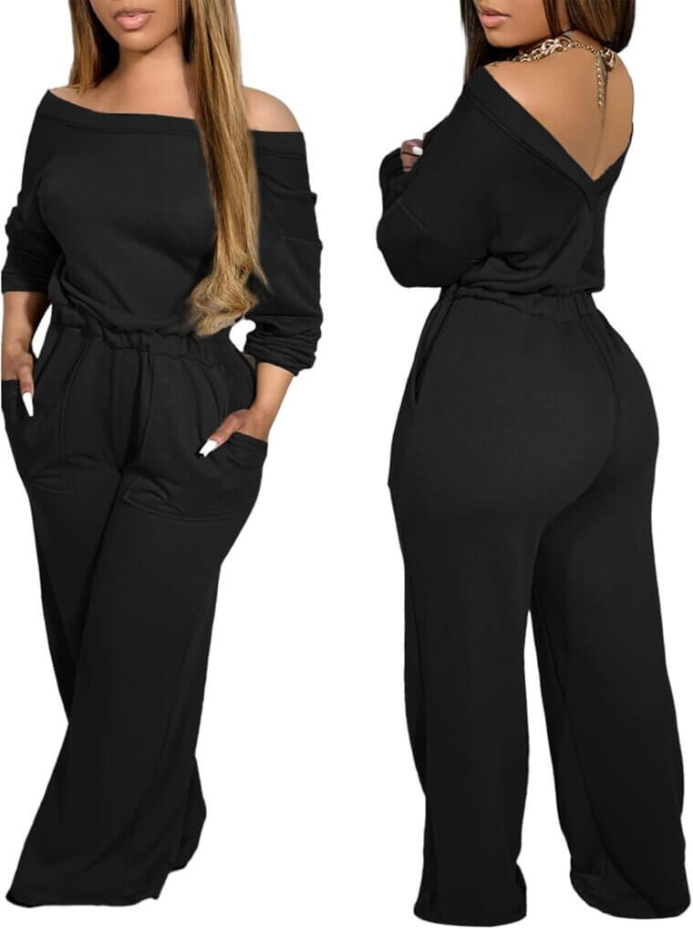 CHICME Off-Shoulder Jumpsuit - Chic Style for Every Occasion - Enjoy 5% Off!