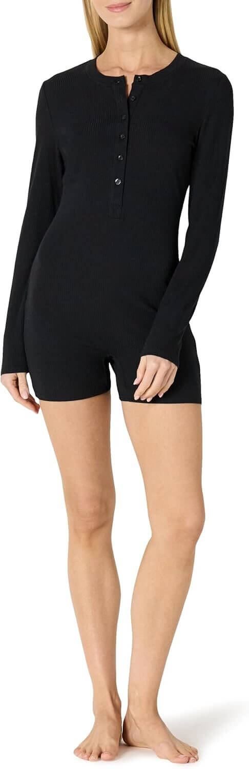 Ribbed Lounge Romper - Cozy Style for Every Day 