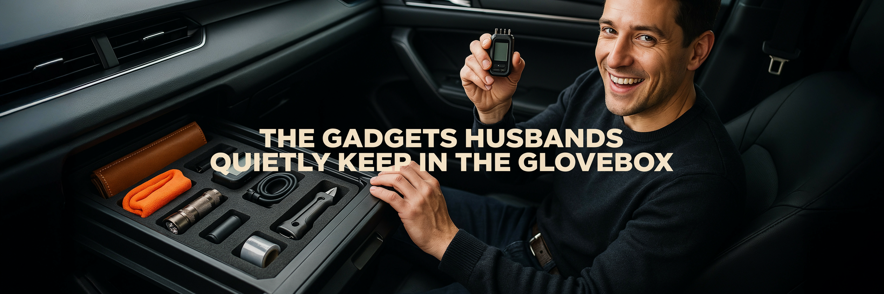 The Gadgets Husbands Quietly Keep in the Glovebox