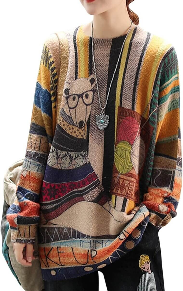 YESNO Christmas Sweater - Cozy Style for Festive Fun - Now 24% Off!