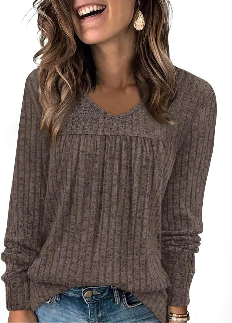WIHOLL V Neck Sweaters - Perfect for Casual Fall Outfits - Enjoy 53% Off!