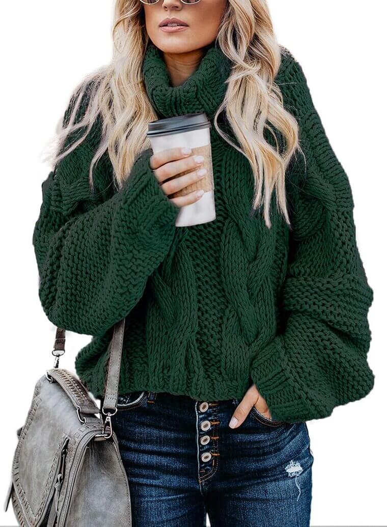 Dokotoo Turtleneck Sweater - Cozy Style for Fall & Winter - Now 18% Off!