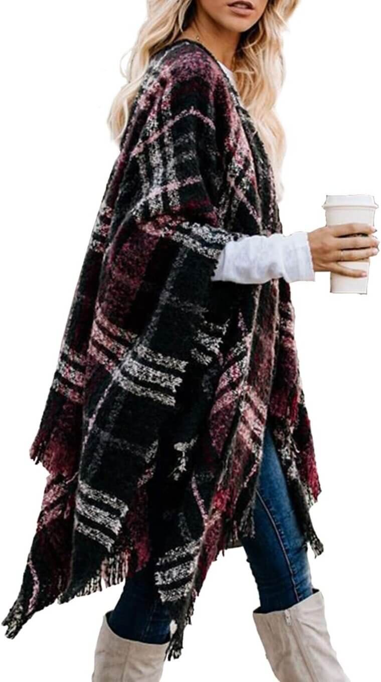 Bestshe Boho Poncho - Cozy Elegance for Any Occasion - 37% Off!