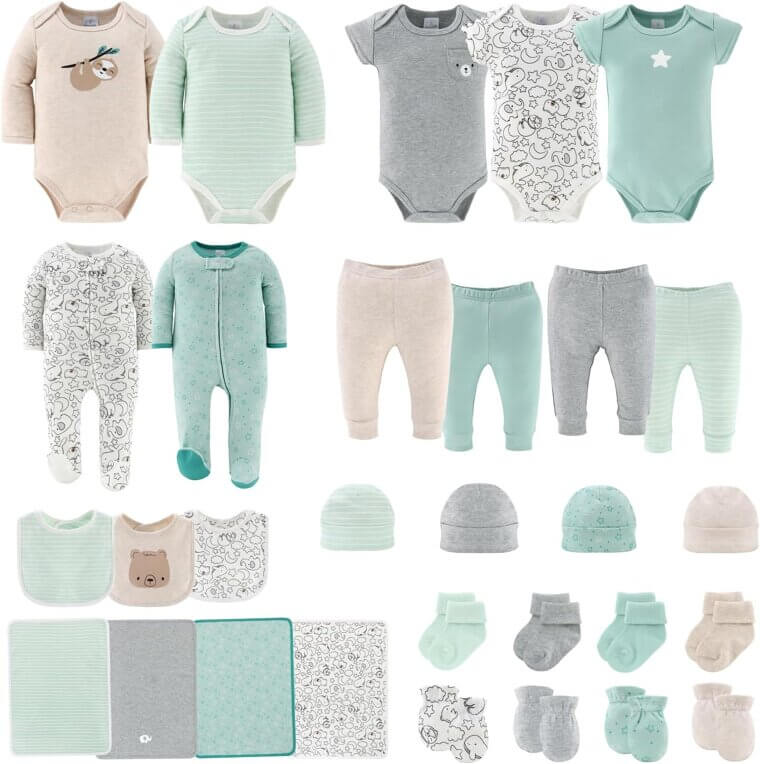 Peanutshell Baby Layette Set - Perfect Newborn Essentials - Now 6% Off!