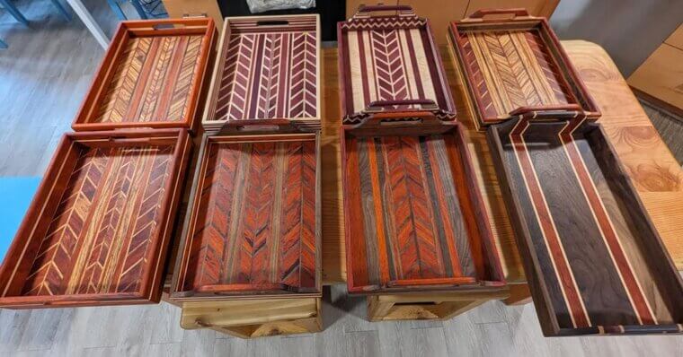 Beautifully Crafted Wooden Trays You Rarely Use