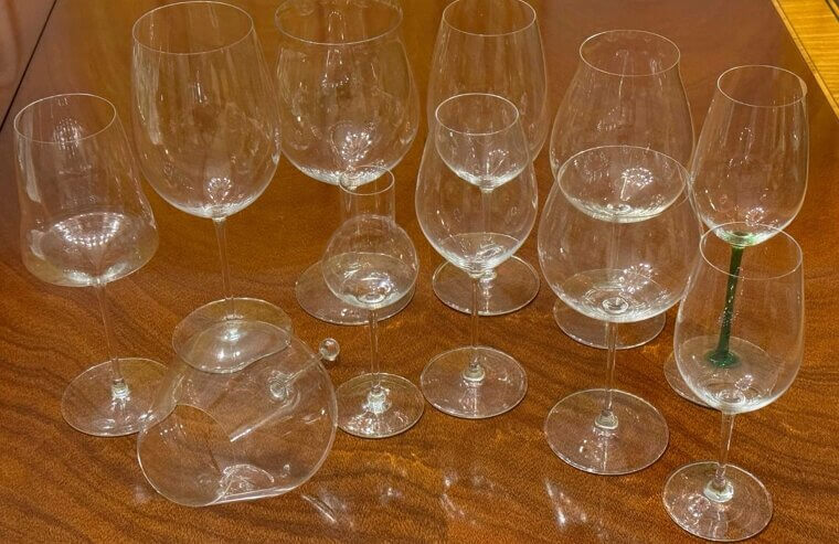 Elegant Wine Glasses That Gather Dust