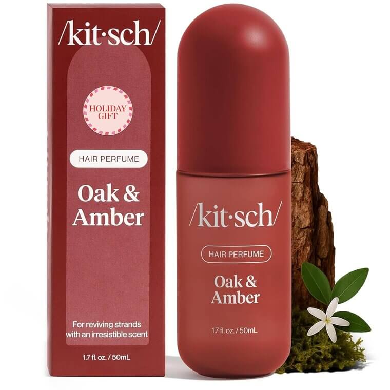 Kitsch Oak & Amber Perfume - Elegant Hair & Body Mist 