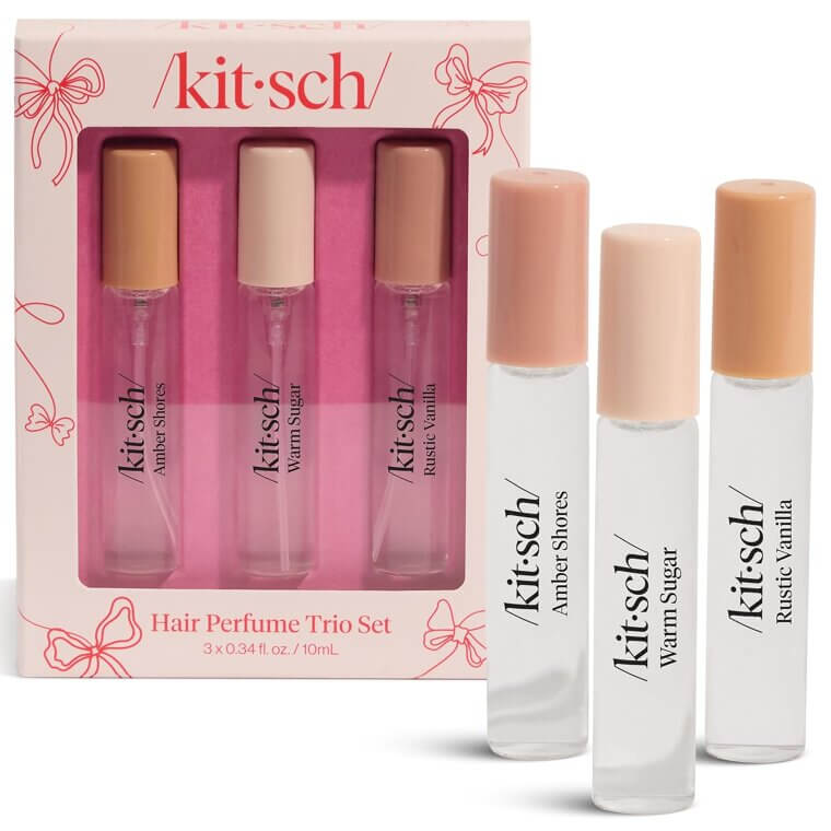 Kitsch Hair Perfume Trio - 3 Signature Scents for Everyday Freshness - Enjoy 20% Off!