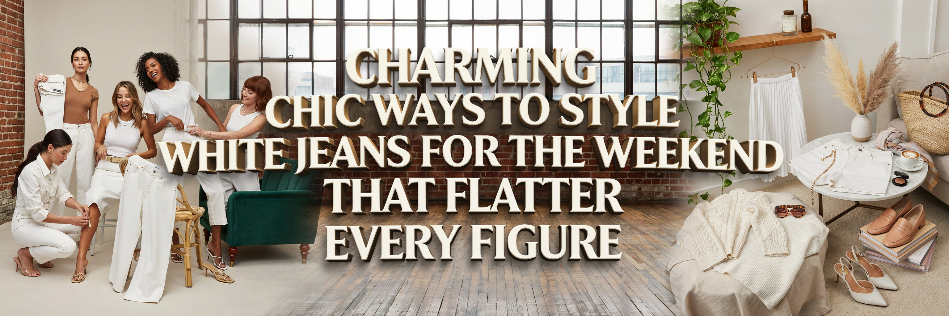 Chic Ways to Style White Jeans for the Weekend