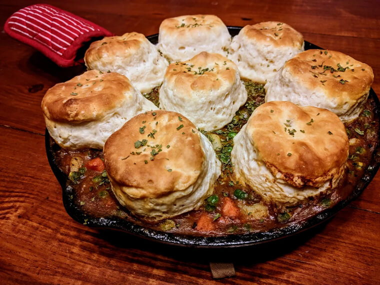 Beef and Biscuit Bake