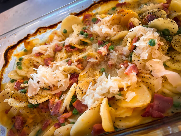 Scalloped Potatoes and Ham