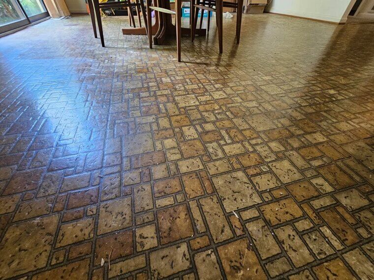 Patterned Linoleum Floors