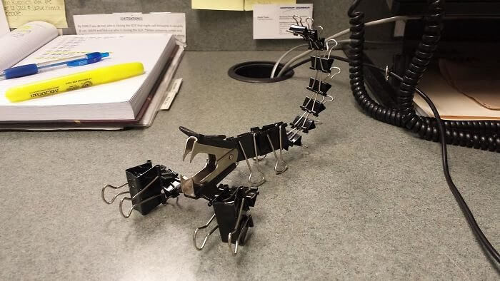 More Insects Made From Office Supplies... Sigh