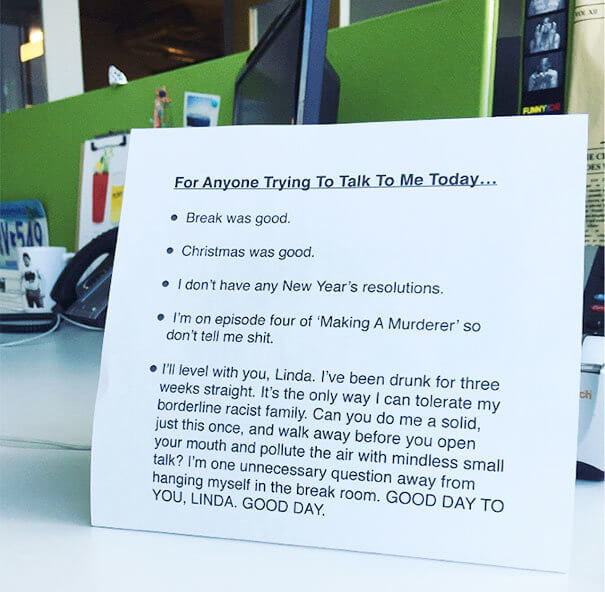 The Endless Small Talk