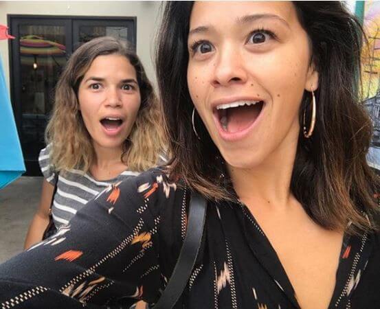 America Ferrera and Gina Rodriguez