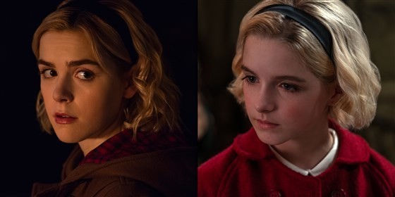 Kiernan Shipka and Mckenna Grace