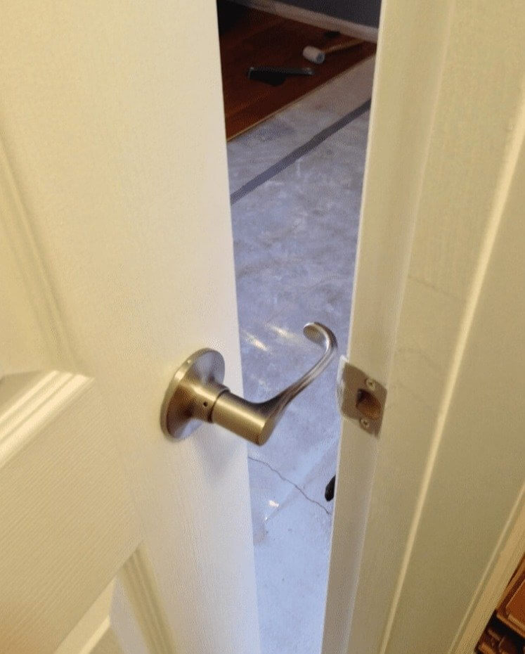 When Your Spouse Insists They Can Handle the Small Door Repair