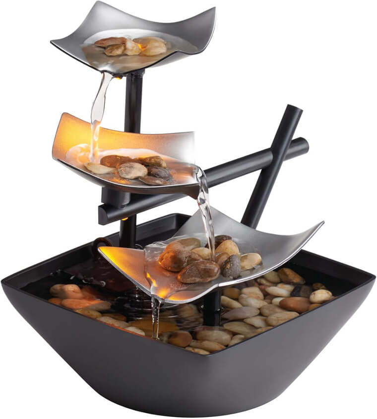 Tabletop Water Fountain Brings Zen Vibes