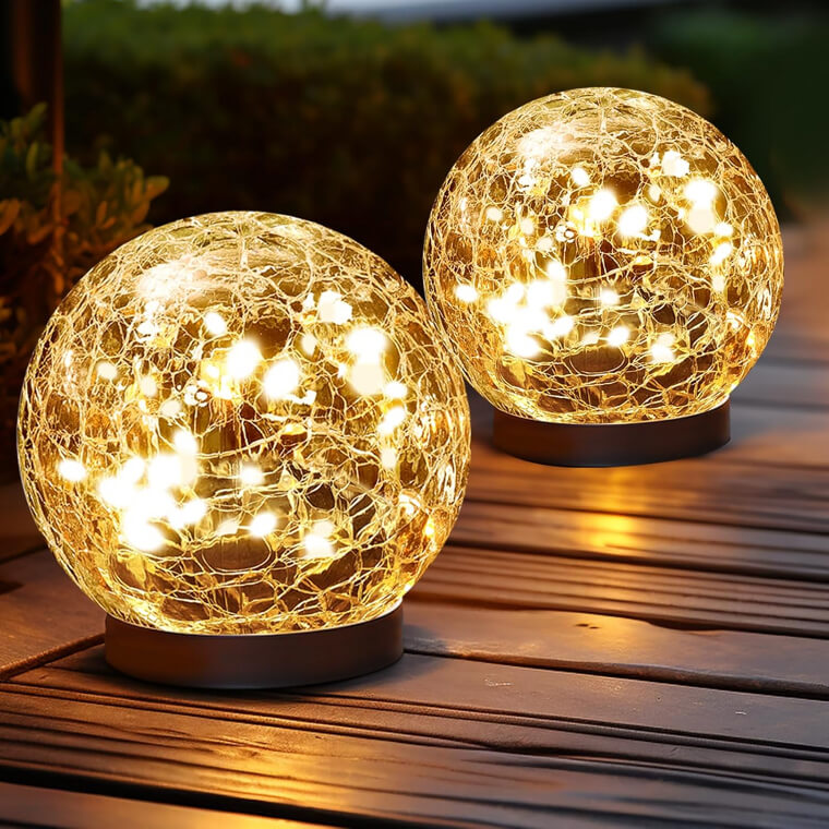 Glass Ball Solar Lights to Elevate Your Backyard or Patio