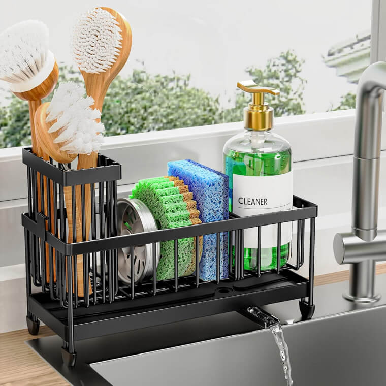 Keep the Kitchen Clean and Mold-Free With This Sink Caddy Organizer