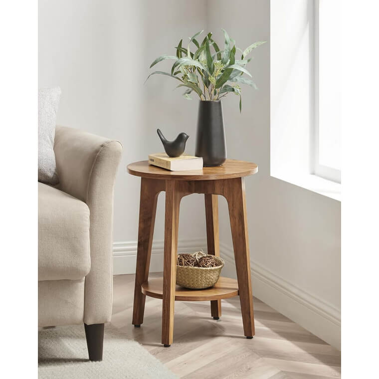 Charming Round End Table