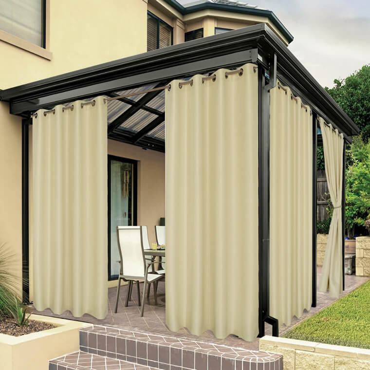 Waterproof Outdoor Curtains for Patio Make Your Outdoors Look Like a Celebrity Home