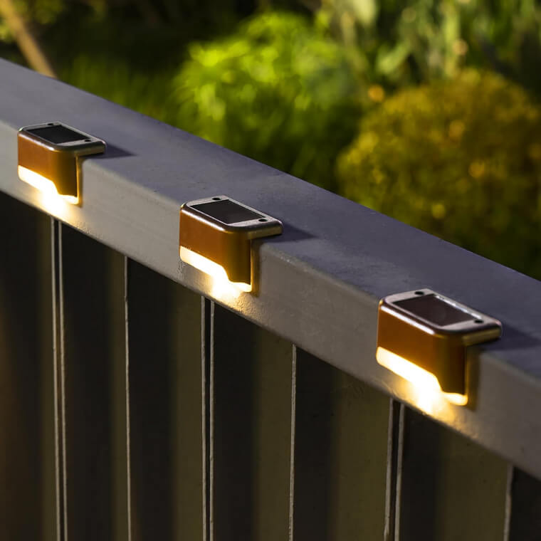 Bring a High-End Touch With These Solar Deck Lights