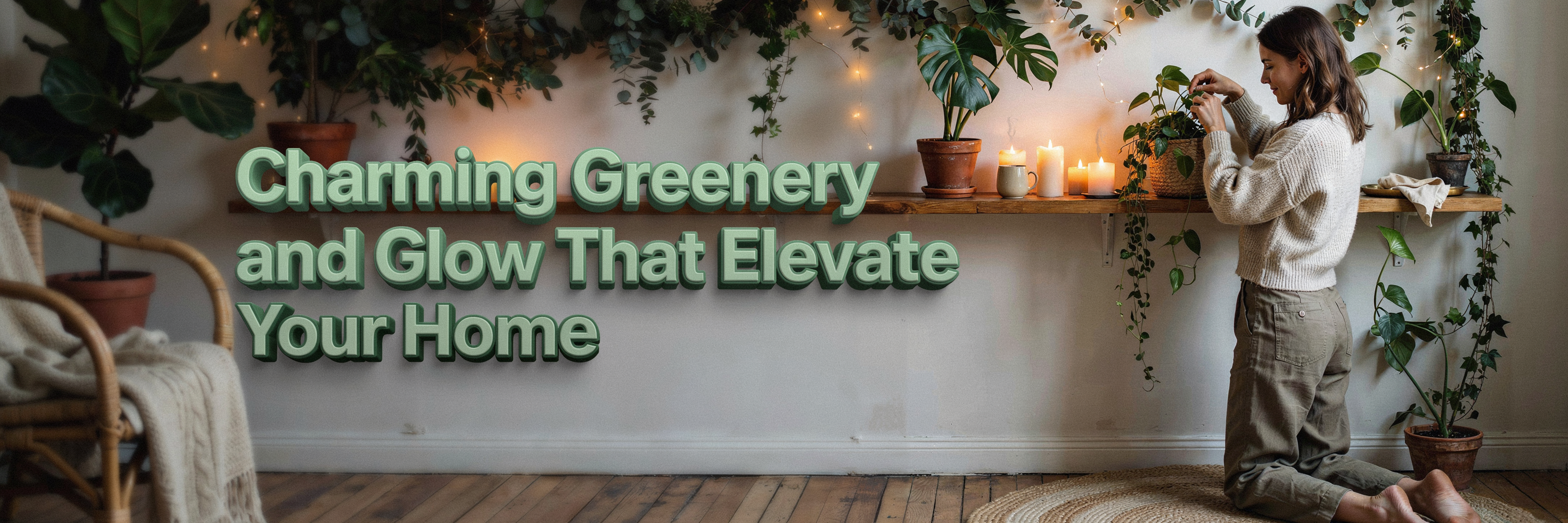 Greenery and Glow Without Damaging a Single Plant