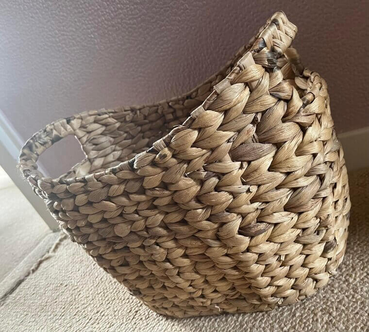 Woven Storage Basket from the 1990s
