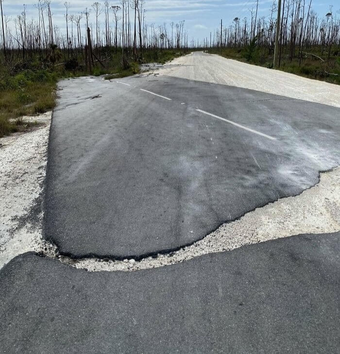 When The Storm So Intense It Picks Up And Moves The Road