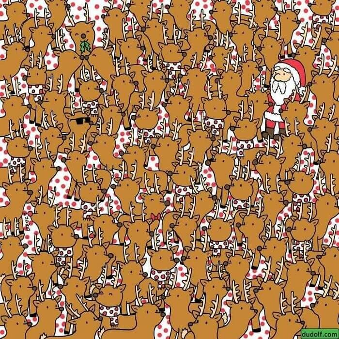 Peux-tu trouver Rudolph ?
