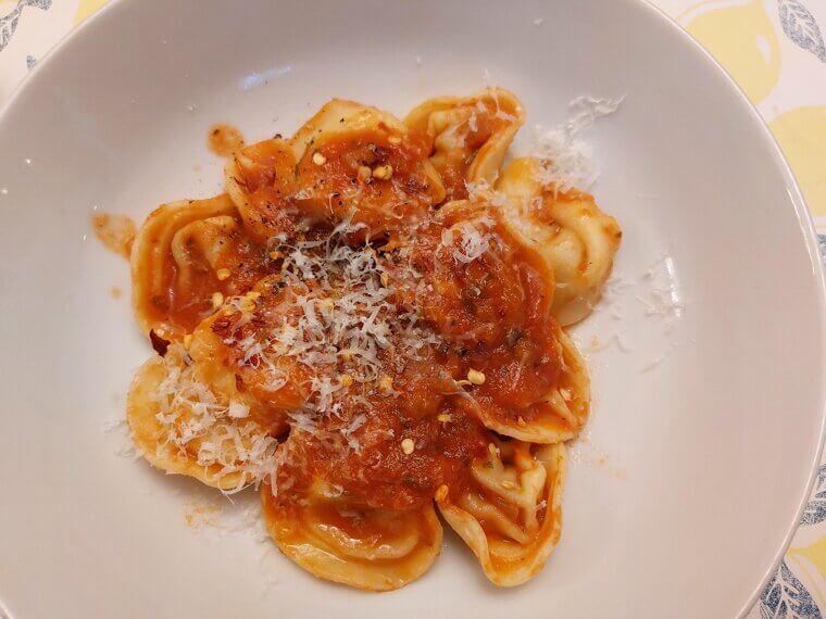 Creamy Tomato Tortellini