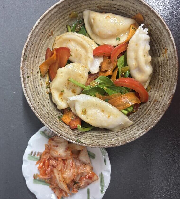 Dumpling Salad