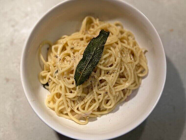 Brown Butter and Sage Linguine