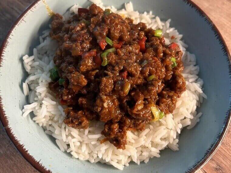 Ginger and Garlic Ground Beef