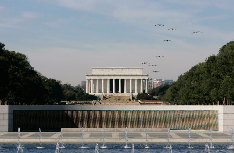 The Lincoln Memorial  -  Now