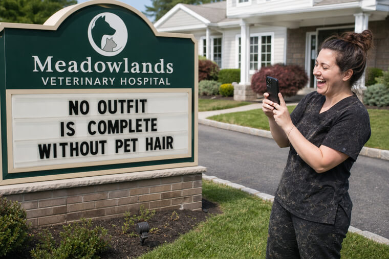 "No Outfit Is Complete Without Pet Hair"