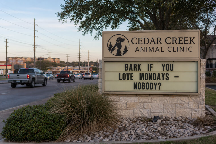 "Bark If You Love Mondays — Nobody?"