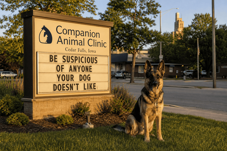 "Be Suspicious of Anyone Your Dog Doesn't Like"