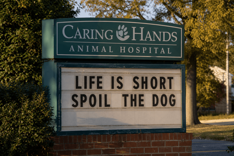 "Life Is Short — Spoil the Dog"
