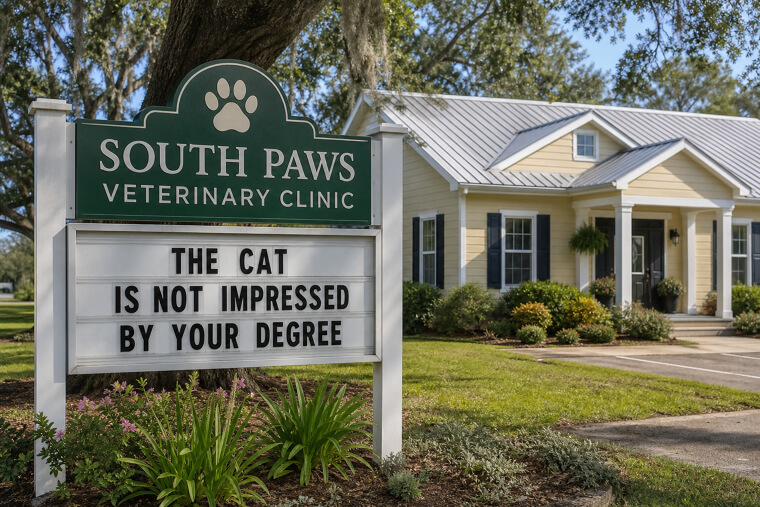 "The Cat Is Not Impressed by Your Degree"