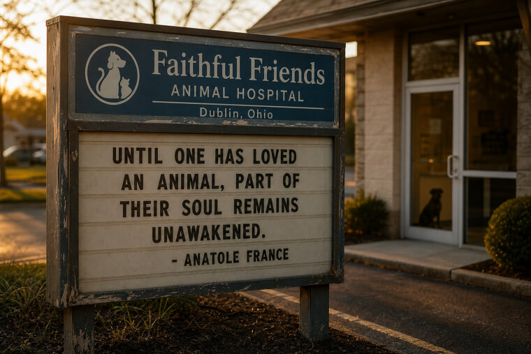 "Until One Has Loved an Animal, Part of Their Soul Remains Unawakened"