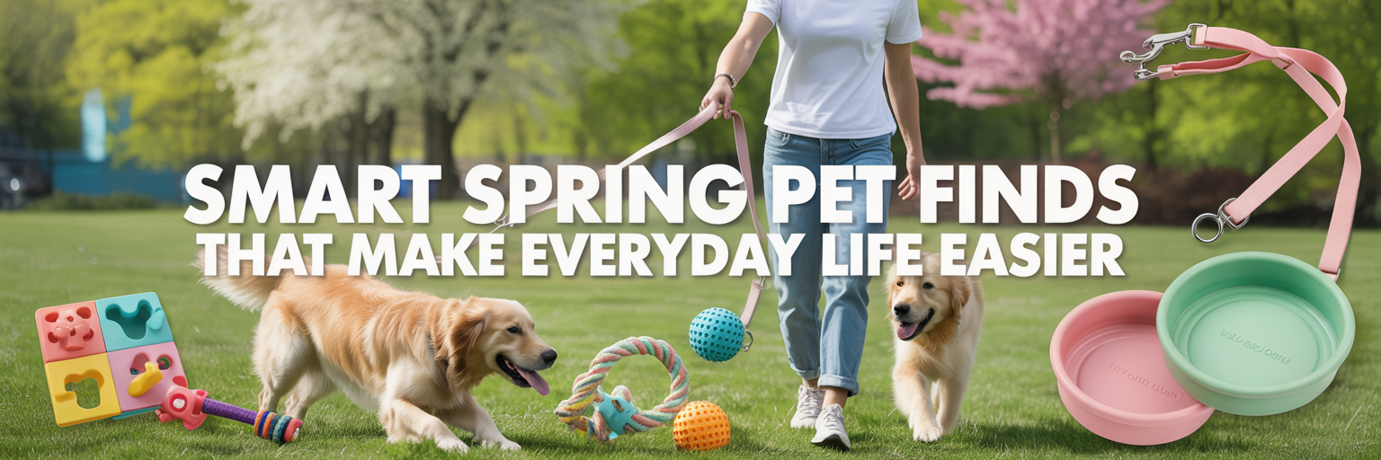 Spring Pet Finds That Make Everyday Life Easier for You and Your Furry Friend