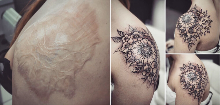 Half Geometric Half Natural Cover Up