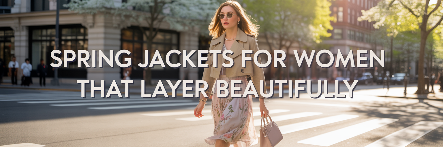 Stay Cool With Spring Jackets For Women