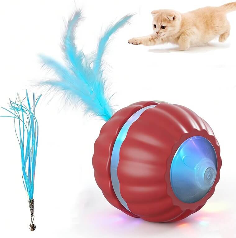 Katzenball Elektrisch - Interaktives Spielzeug Für Haustiere