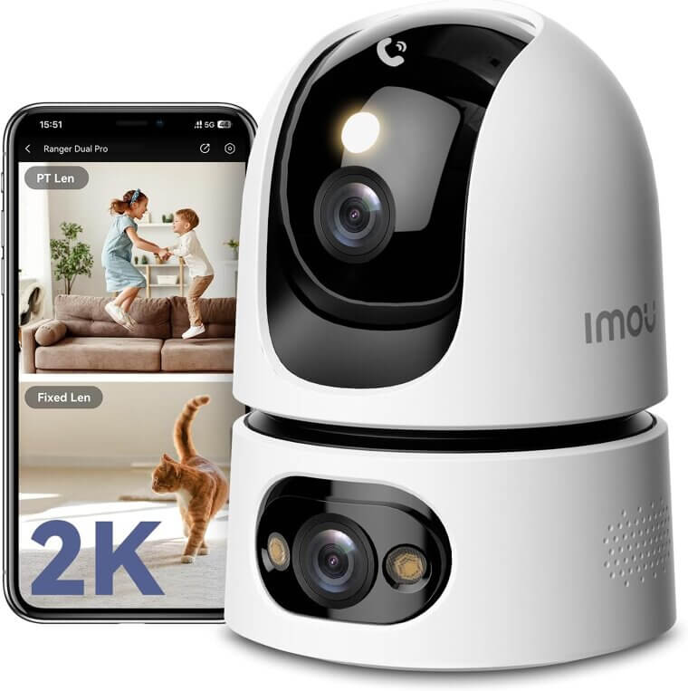 Imou Dual Kamera - 360° Überwachung Für Zuhause - Genießen Sie 20% Rabatt!